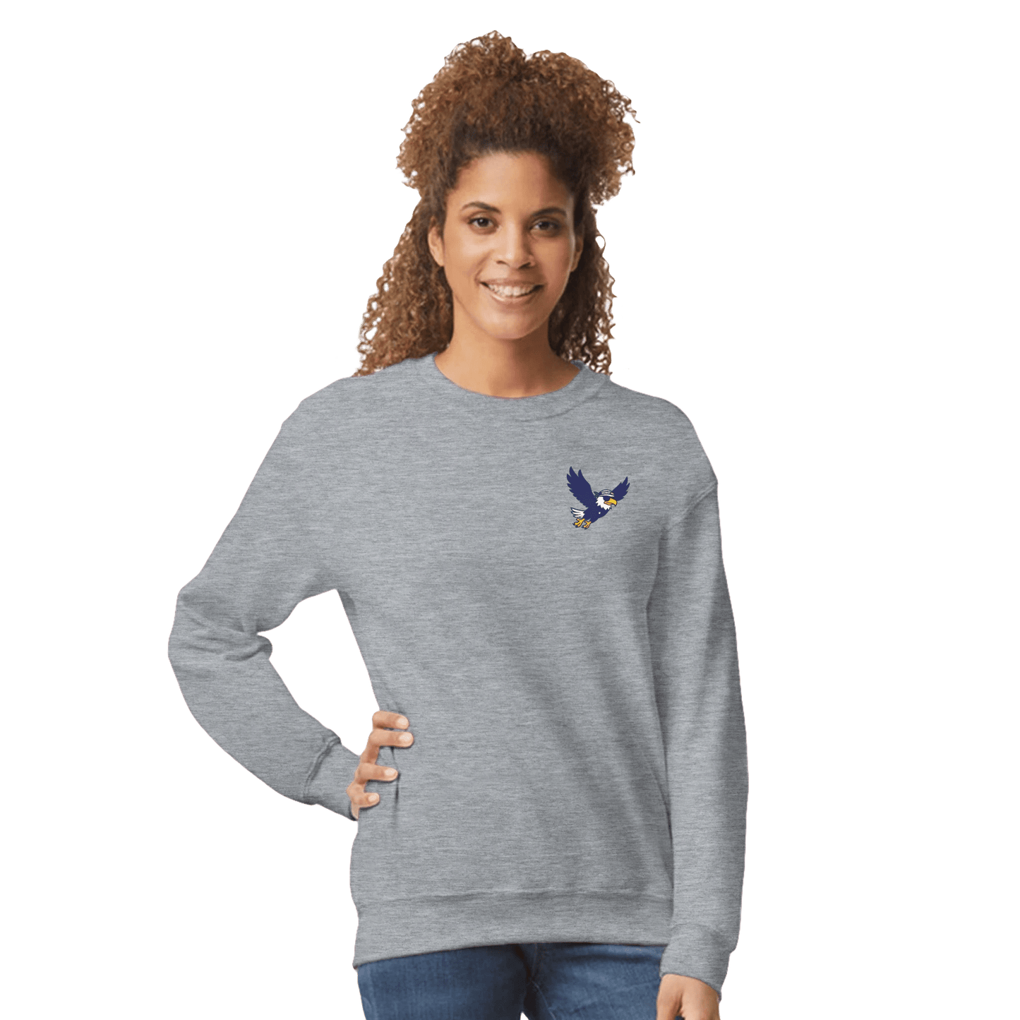 Classic Unisex Crewneck Sweatshirt | Gildan® 18000 - Print Material - Military Green
