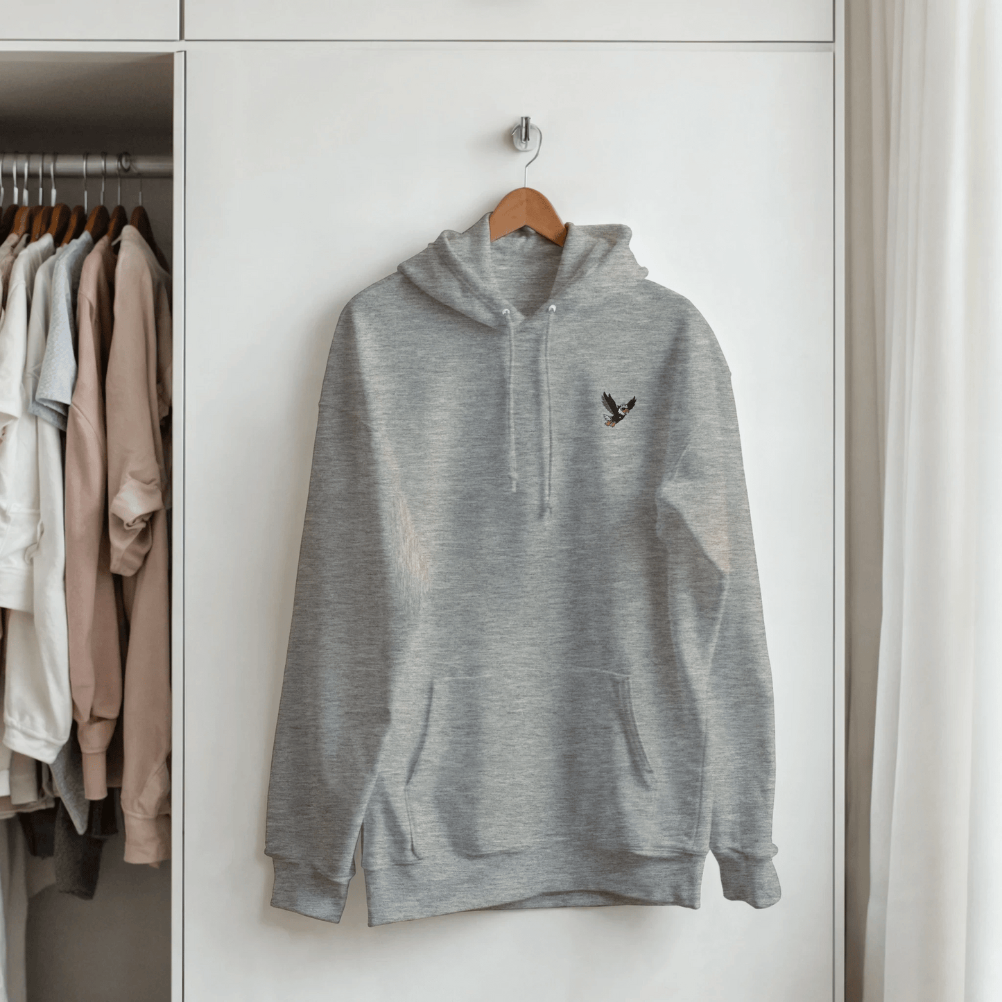 Classic Unisex Pullover Hoodie | Gildan® 18500 Ash - Print Material - S