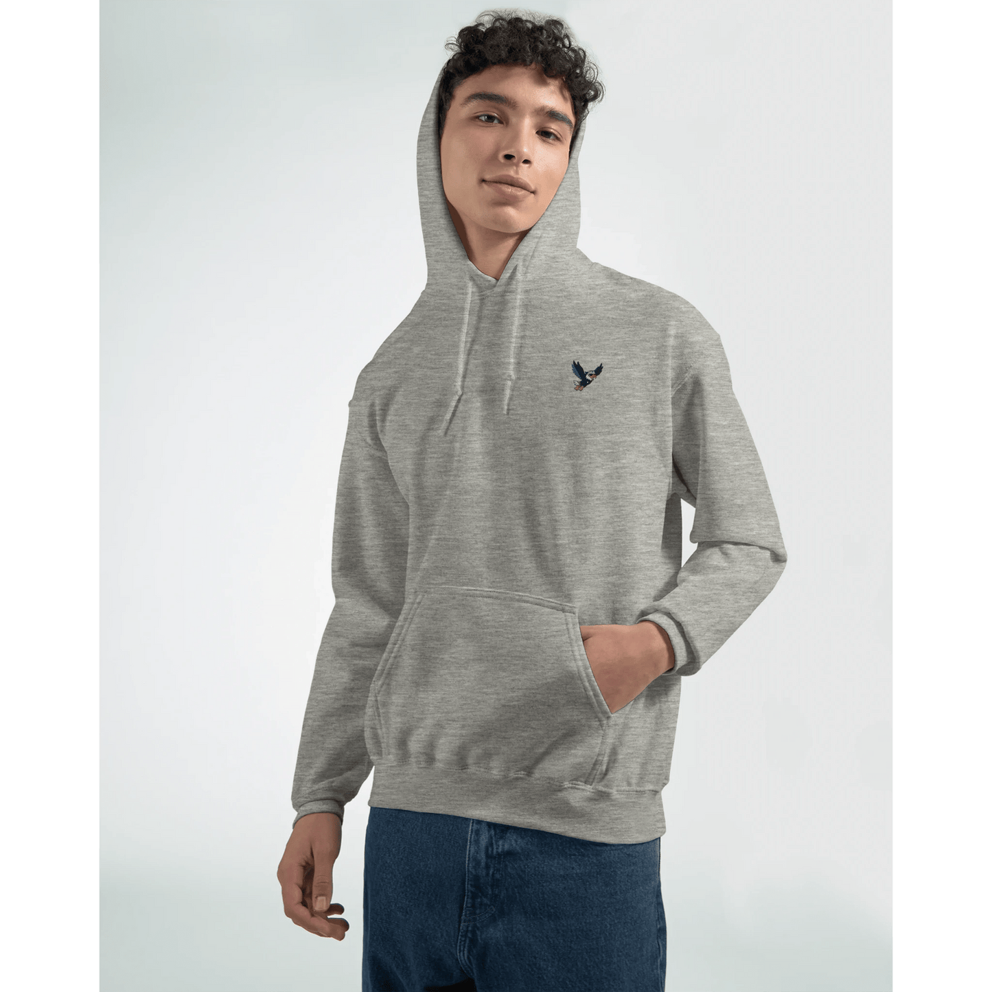 Classic Unisex Pullover Hoodie | Gildan® 18500 Ash - Print Material - S
