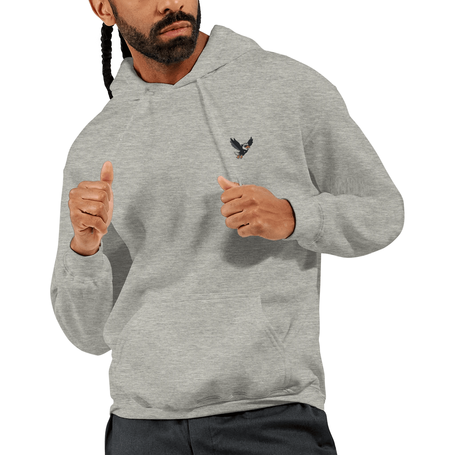 Classic Unisex Pullover Hoodie | Gildan® 18500 Ash - Print Material - S