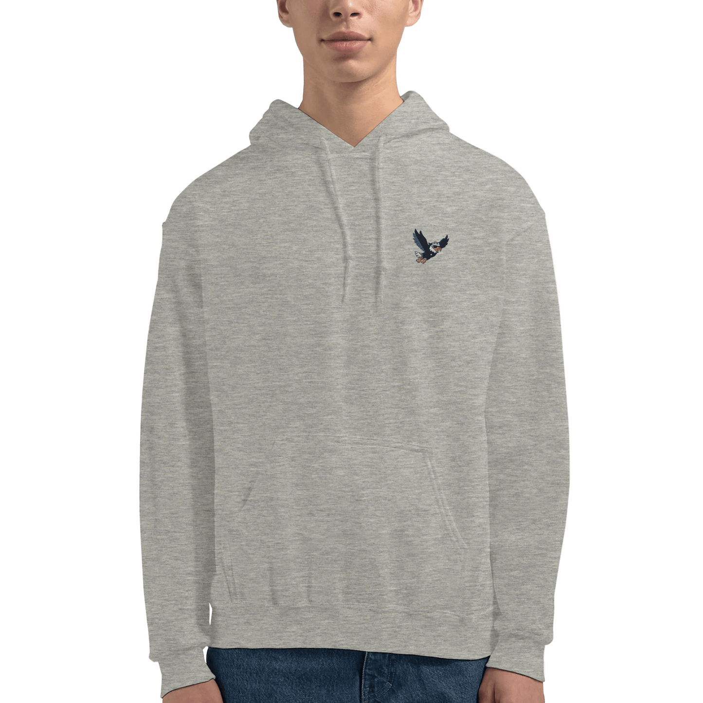 Classic Unisex Pullover Hoodie | Gildan® 18500 Ash - Print Material - S