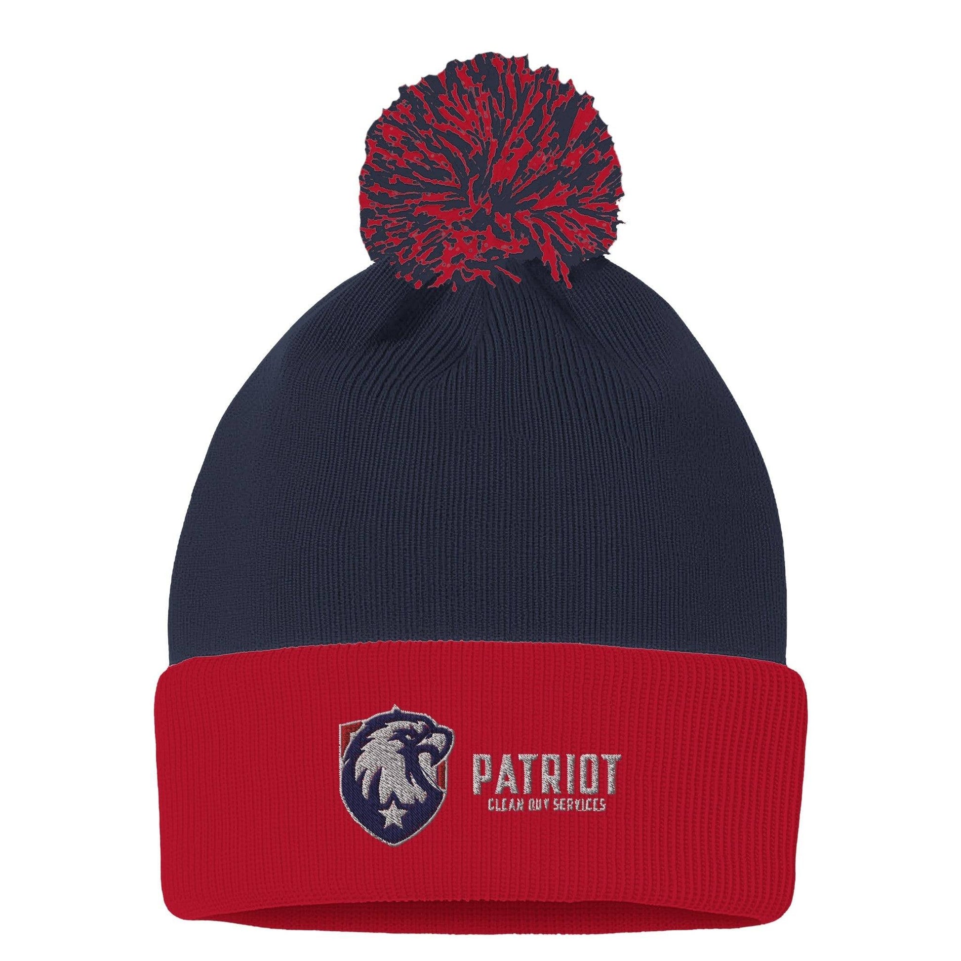 Patriot Beanie - Print Material - navy red