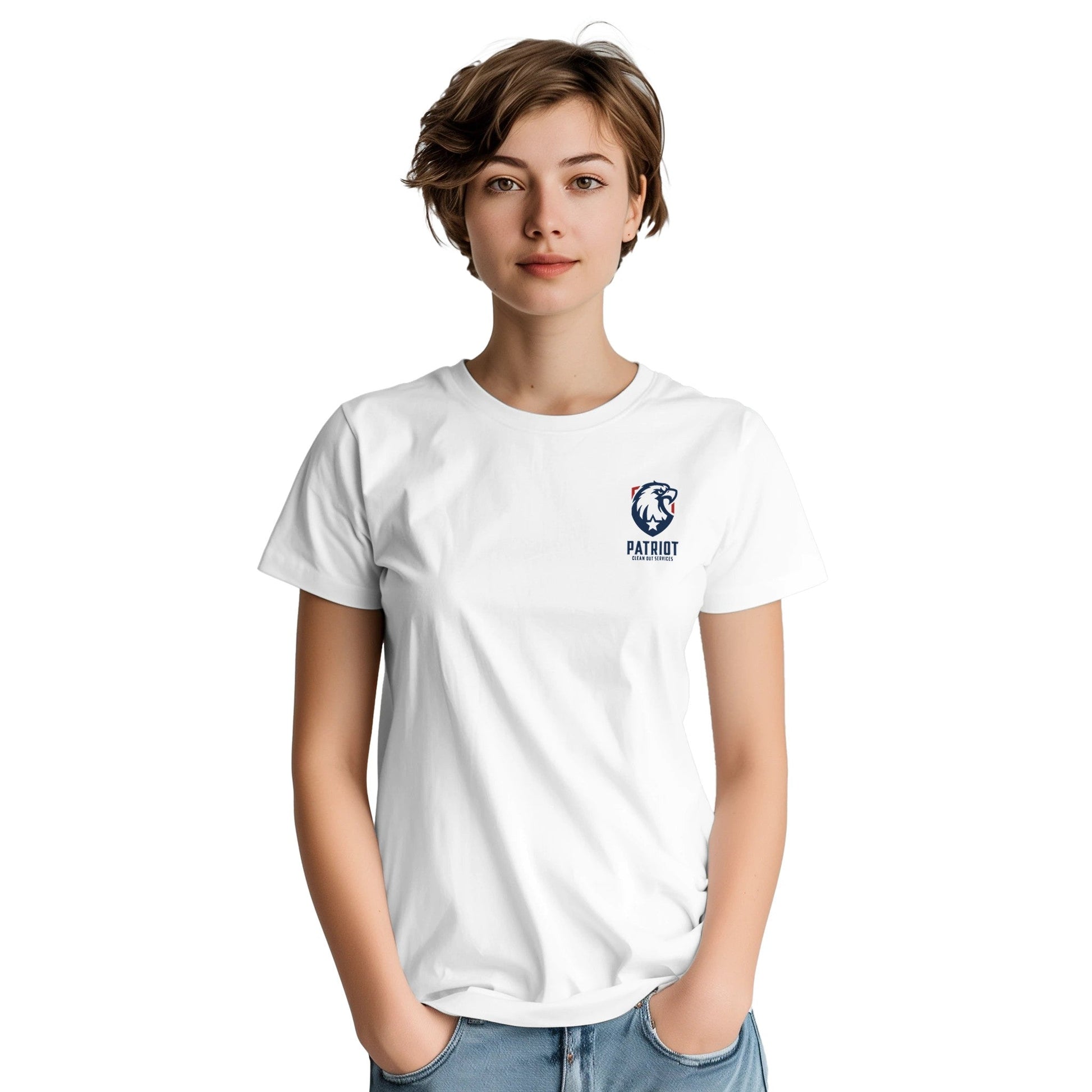 Patriotic Heavyweight Unisex Crewneck T-shirt | Gildan® 5000 - Print Material - S
