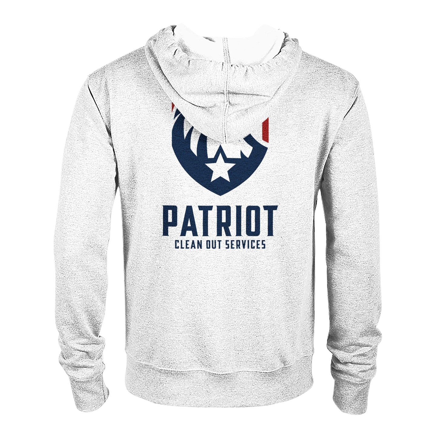 Patriotic Zip Up Hoodie - Unisex - Print Material - Black