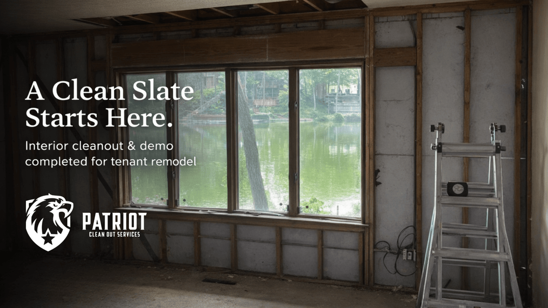 2026: A New Slate. Clearing the Space Before Your Next Remodel in Northwest Indiana - Patriot Clean Out Store