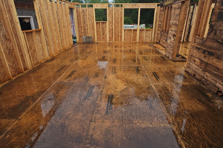 Construction debris and job-site waste removal done by Patriot Clean Out services of Valparaiso Indiana