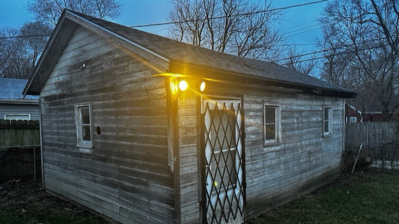 barn demoliton on northwest indiana investment property