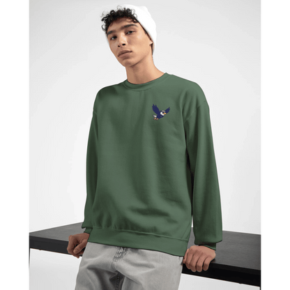 Classic Unisex Crewneck Sweatshirt | Gildan® 18000 - Print Material - Military Green