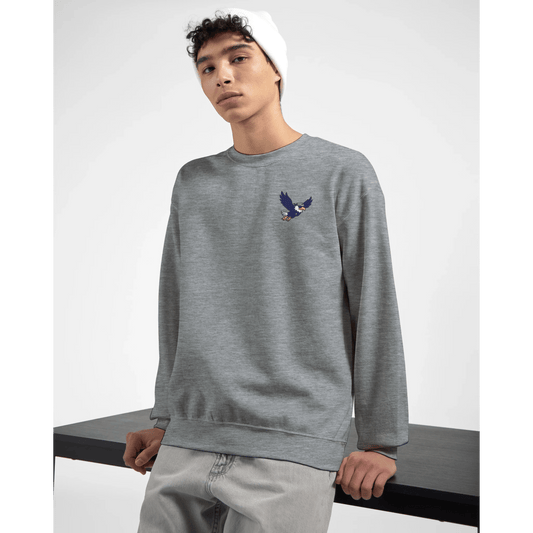 Classic Unisex Crewneck Sweatshirt | Gildan® 18000 - Print Material - Sport Grey