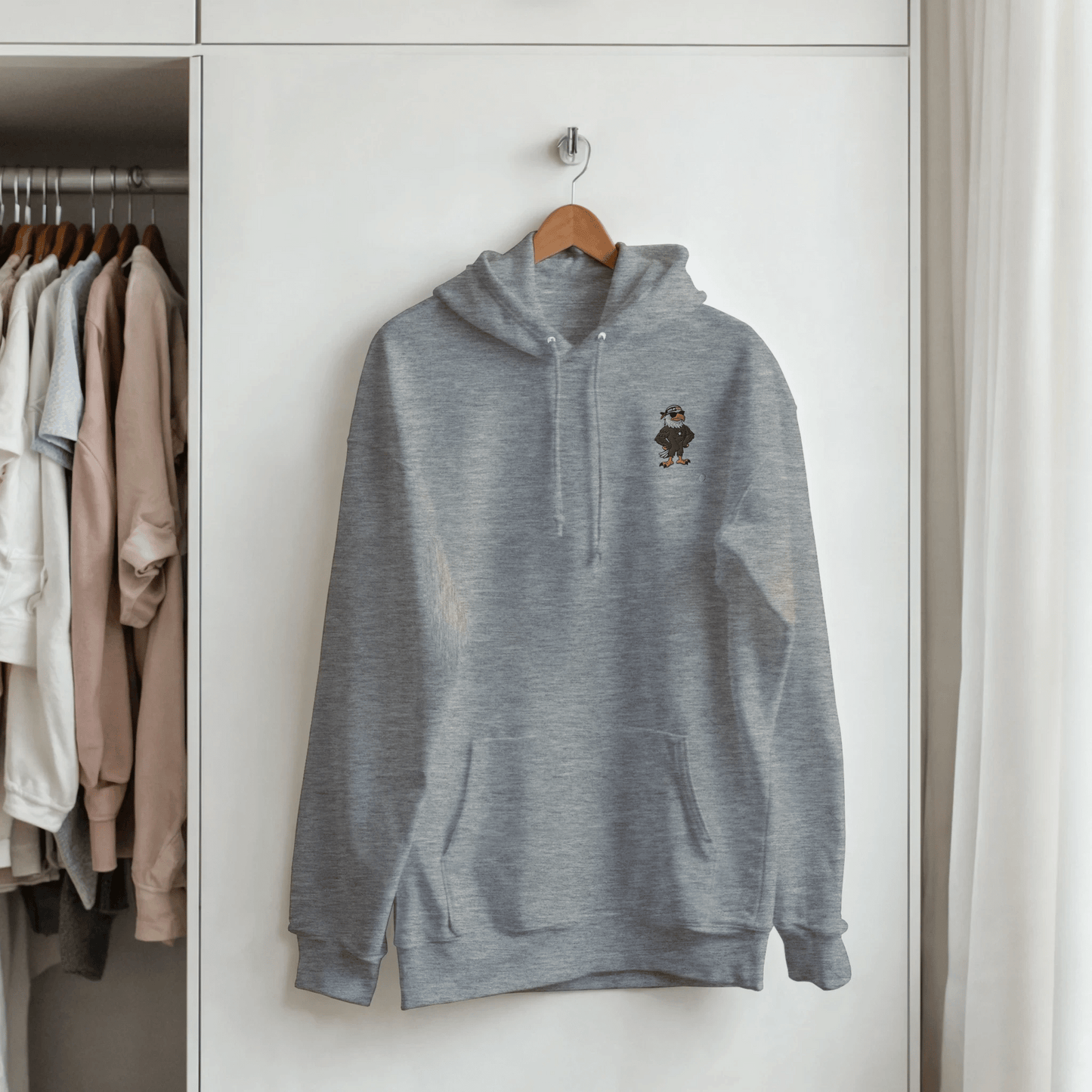 Classic Unisex Pullover Hoodie | Gildan® 18500 Ash - Print Material - S