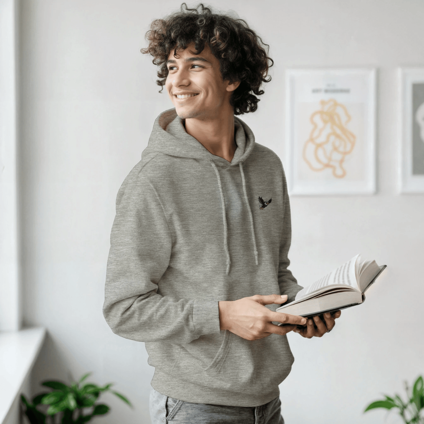 Classic Unisex Pullover Hoodie | Gildan® 18500 Ash - Print Material - S