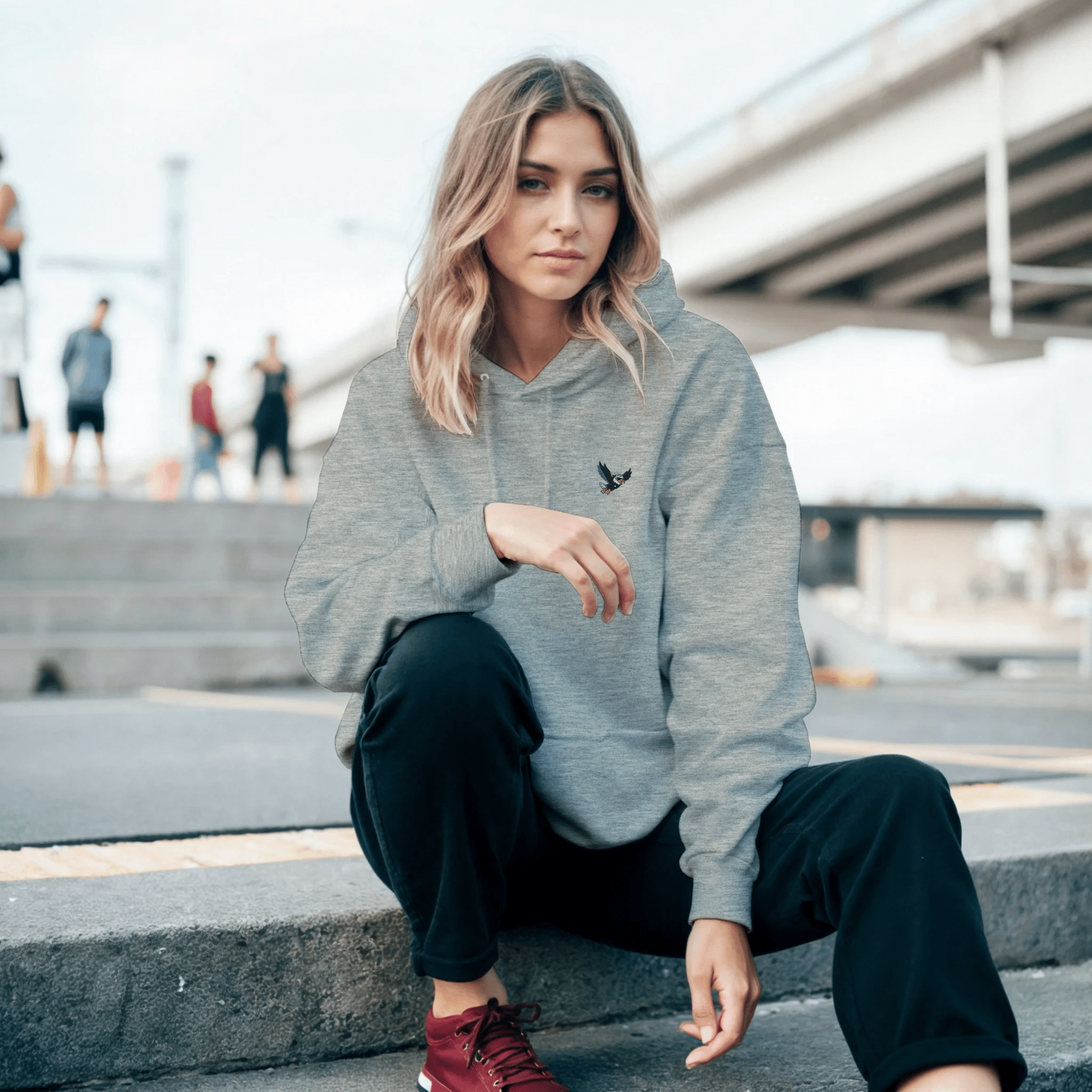 Classic Unisex Pullover Hoodie | Gildan® 18500 Ash - Print Material - S