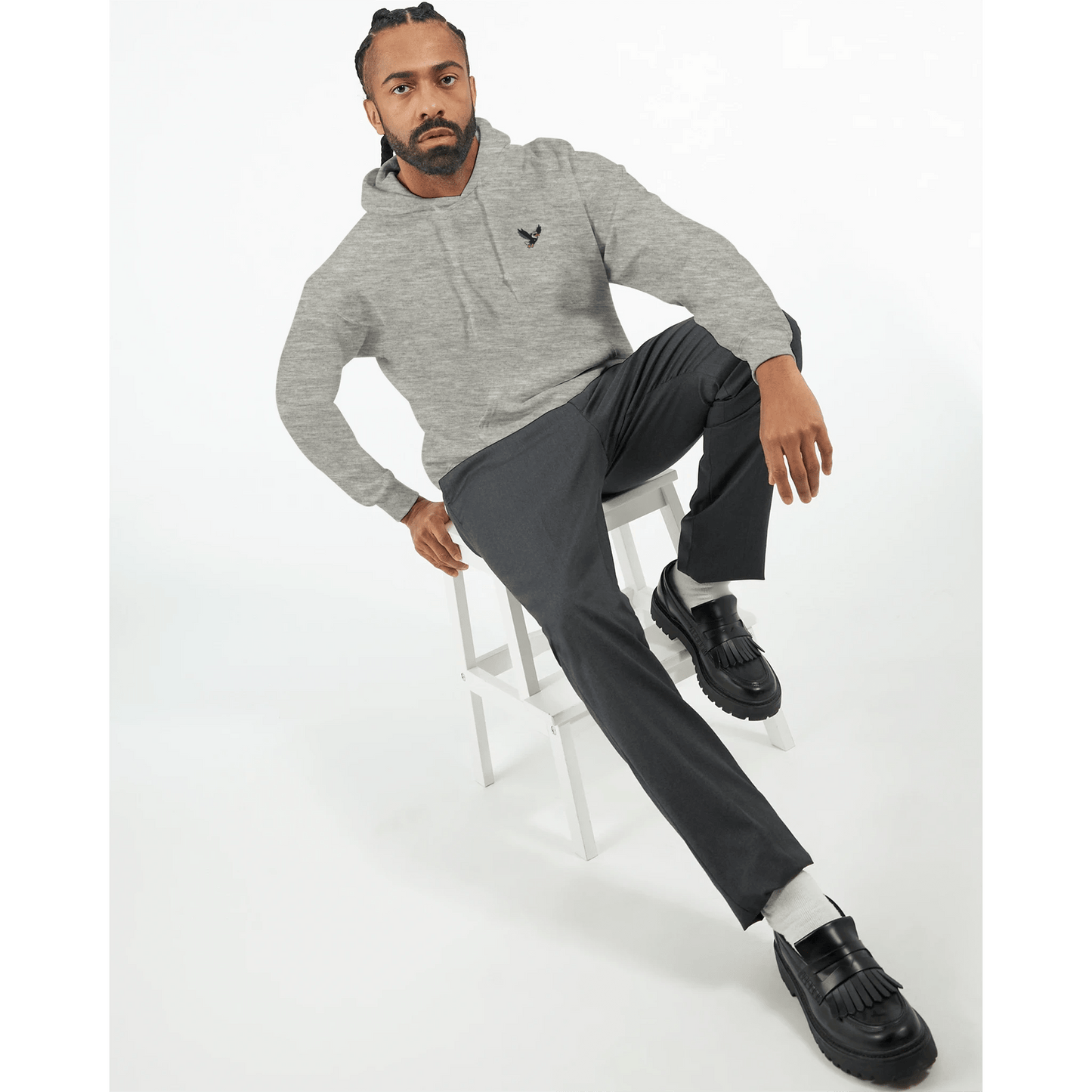 Classic Unisex Pullover Hoodie | Gildan® 18500 Ash - Print Material - S