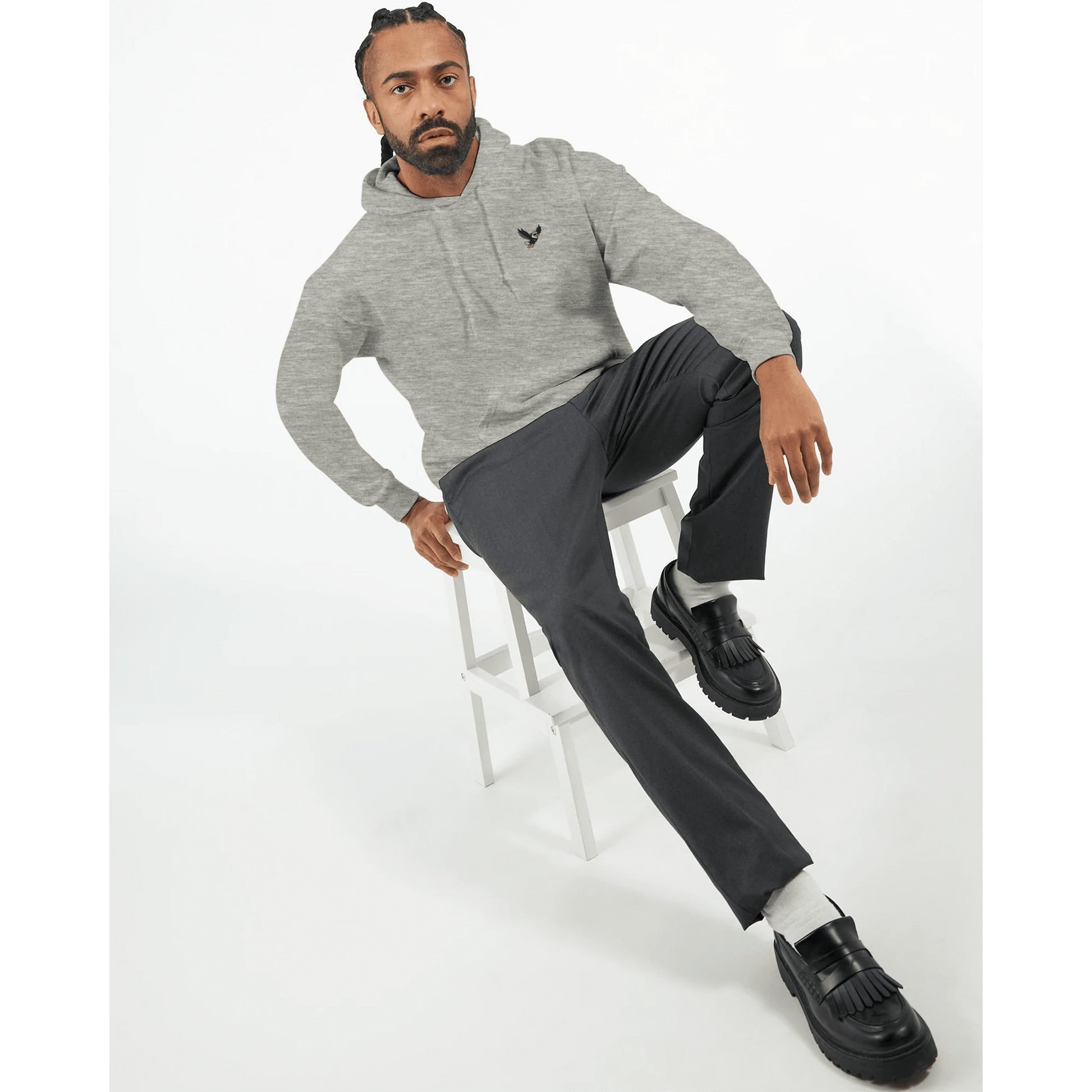 Classic Unisex Pullover Hoodie | Gildan® 18500 Ash - Print Material - S