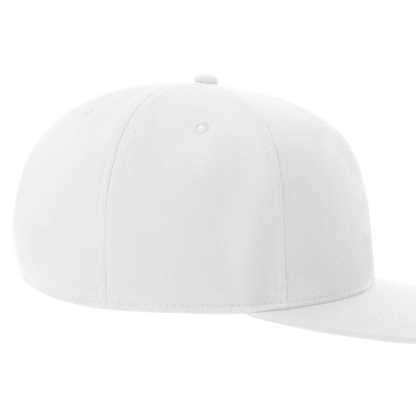 Flat Bill Cap | Yupoong 6007 Black - Print Material - black silver