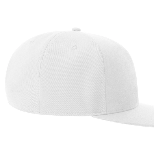 Flat Bill Cap | Yupoong 6007 Black - Print Material - black silver