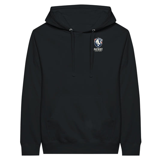 Patriotic Hoodie - Print Material - Black