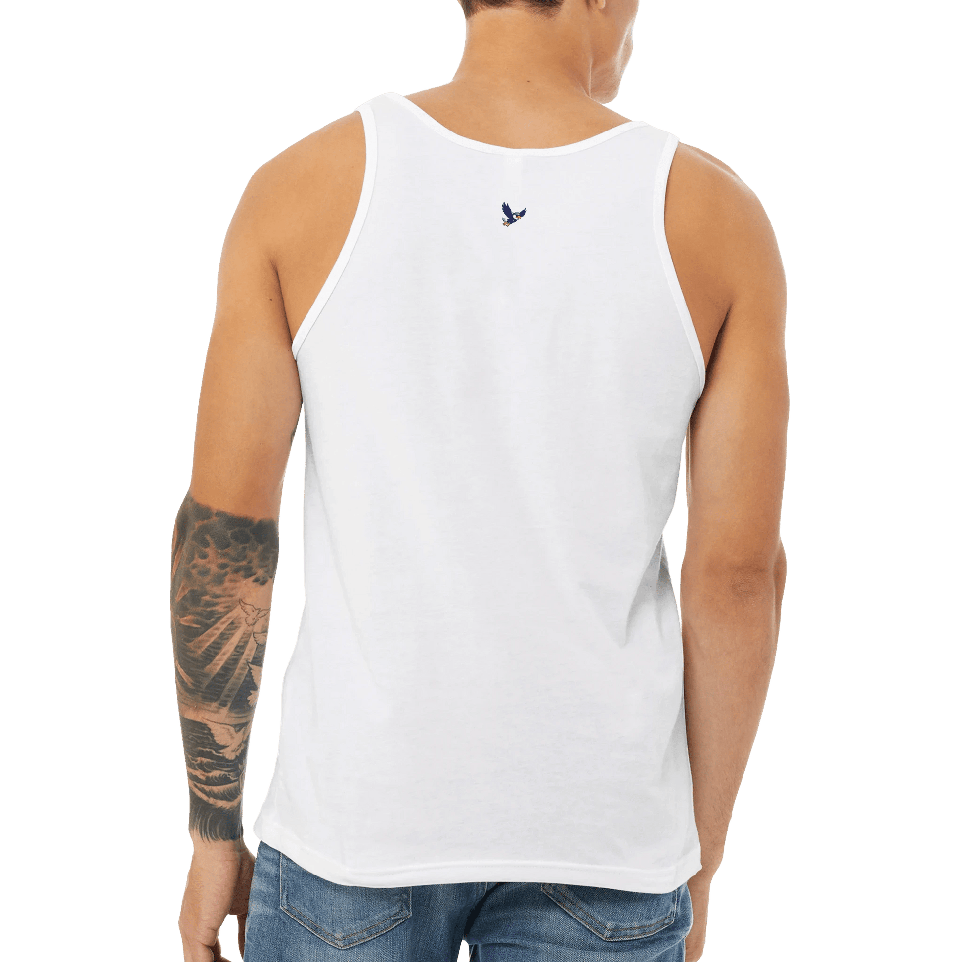 Unisex Jersey Tank Top - Print Material - Black