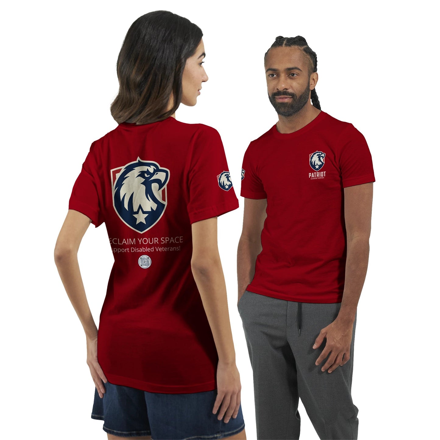 Patriot Clean Out T-Shirt: Support Vets & Show Pride - Print Material - Red