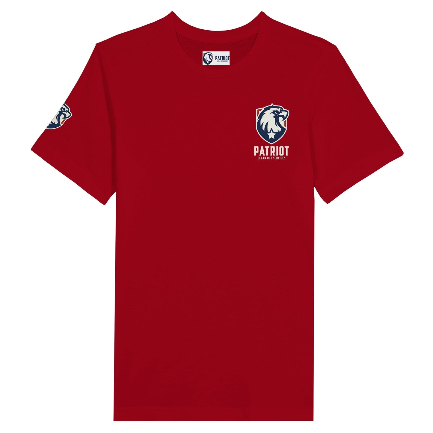 Patriot Clean Out T-Shirt: Support Vets & Show Pride - Print Material - Red