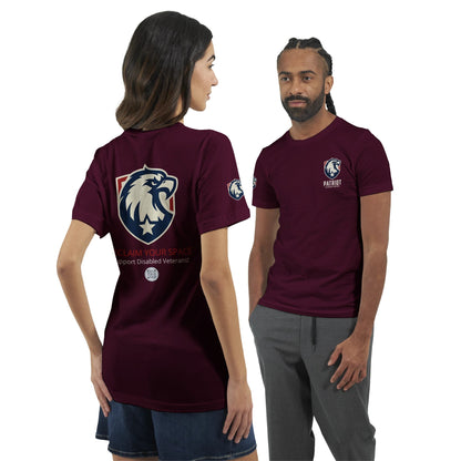 Patriot Clean Out T-Shirt: Support Vets & Show Pride - Print Material - Maroon