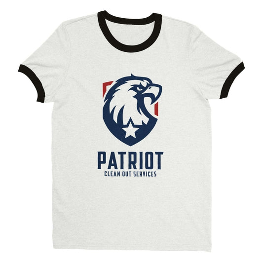 Patriotic shirts - Unisex Ringer T-Shirts from Patriot Clean Out Services - Print Material - S