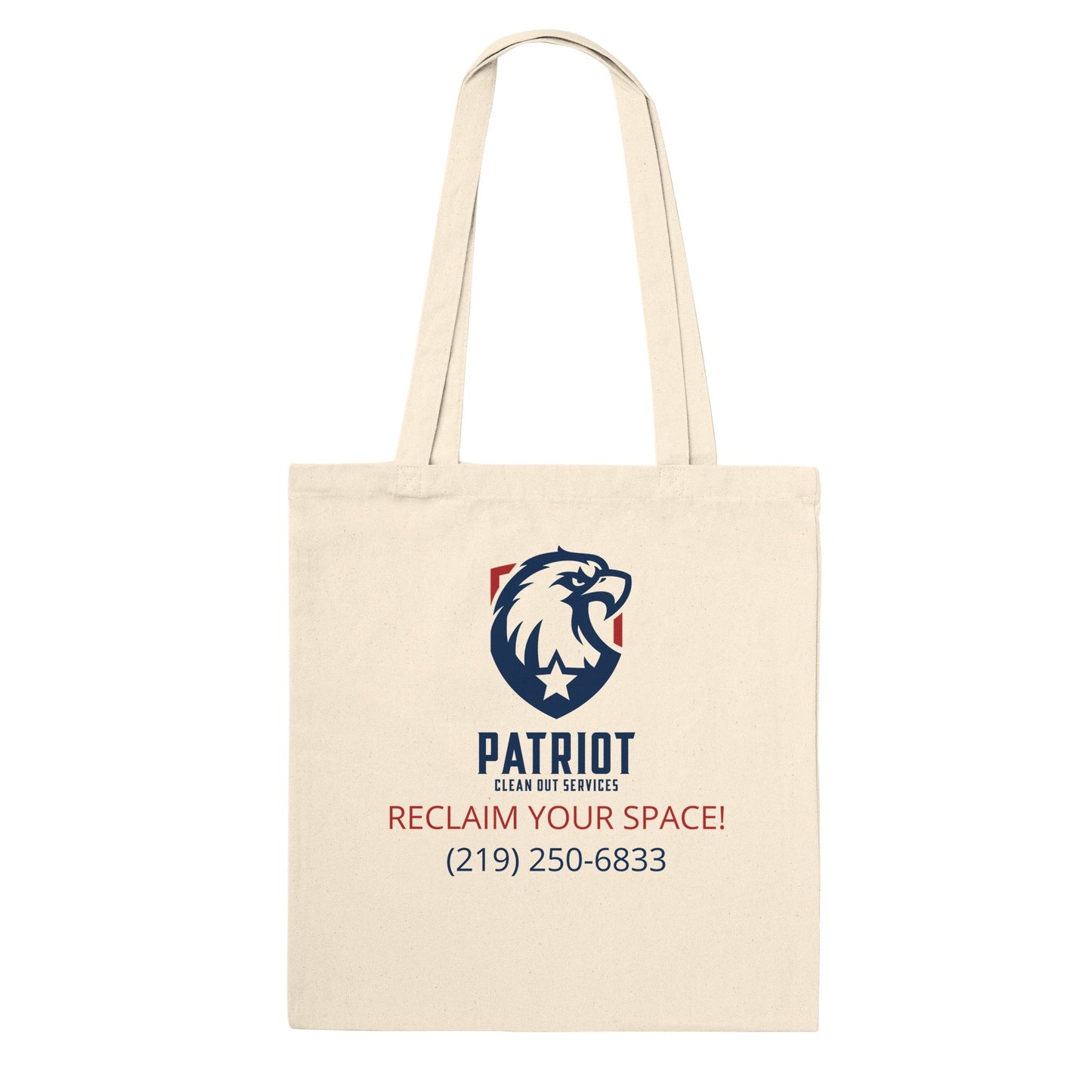 Patriotic Tote Bag - Print Material - Natural